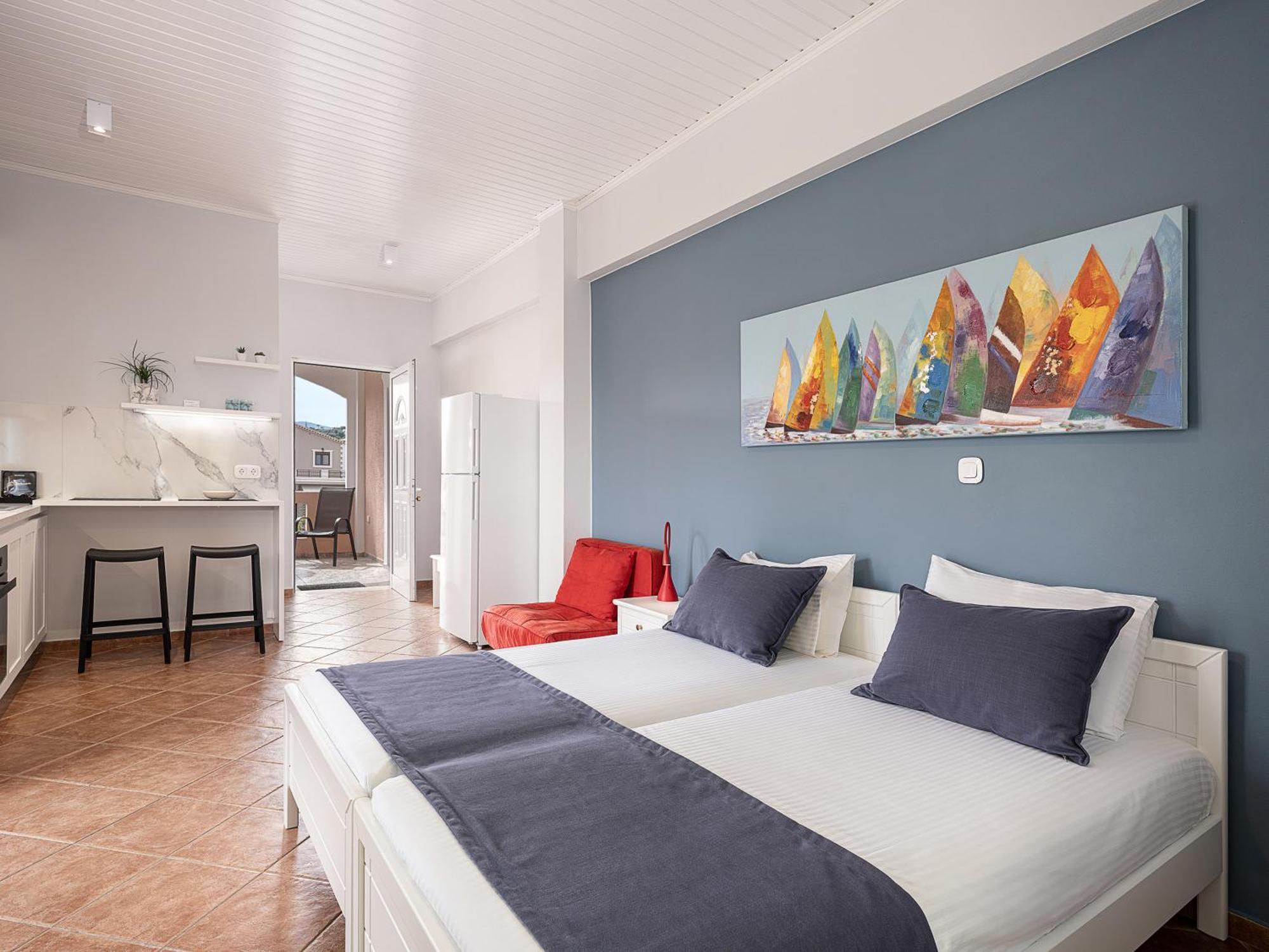 Elena Seafront Luxury Apartments Almirida Quarto foto